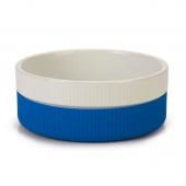 Beeztees керамическая миска для собак синия, 15,5 см